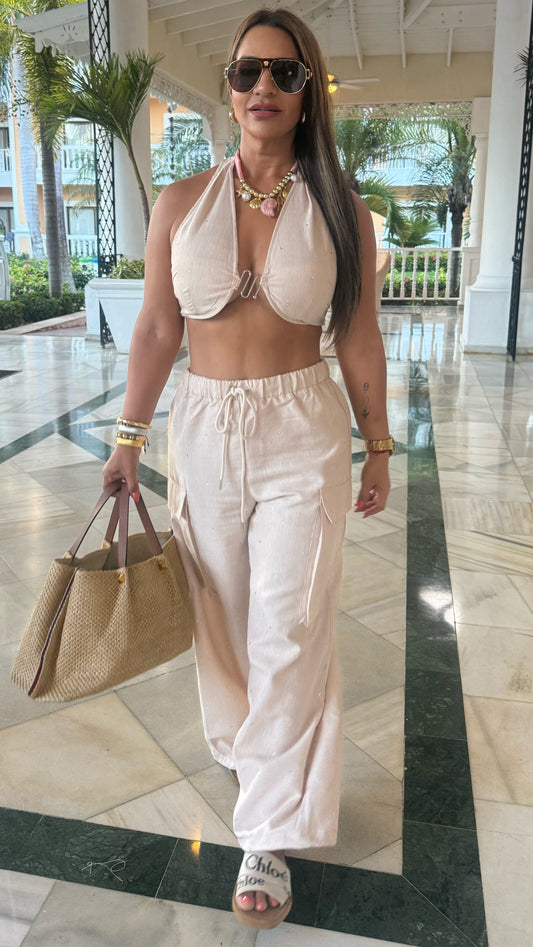Ámbar Luxury Beige Set (utilicé talla Médium)