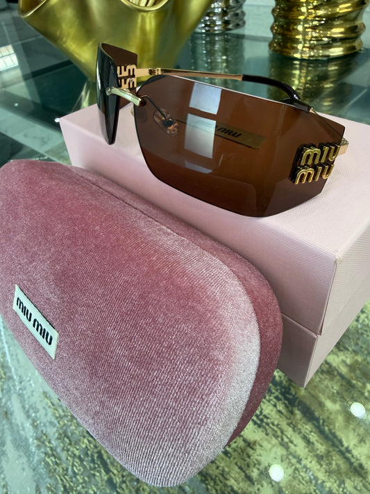 Restock Miu Brown Sunglasses (Kit completo) Llegan el 20 de Junio