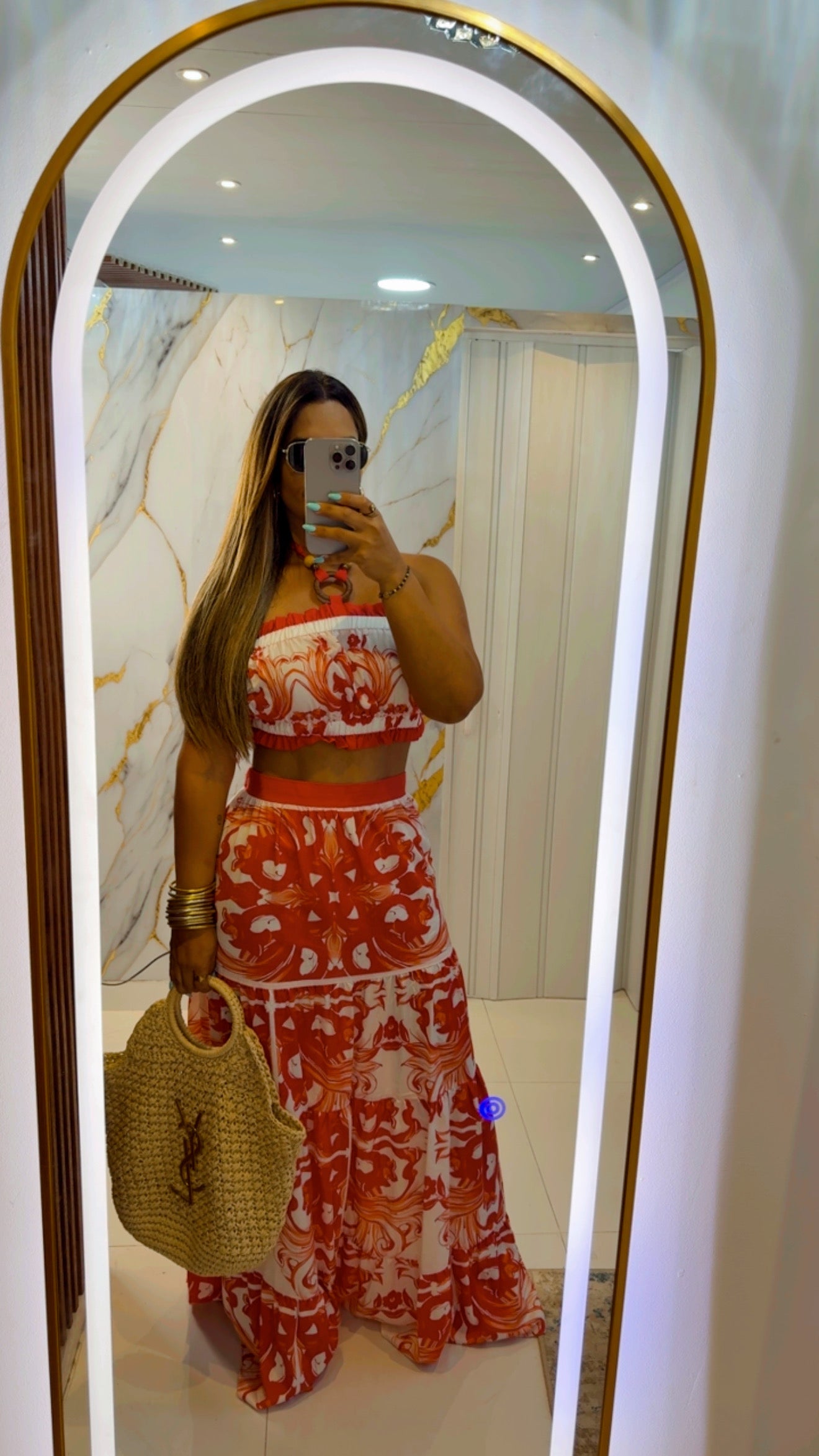 Sol Caribe Skirt Set (spandex)