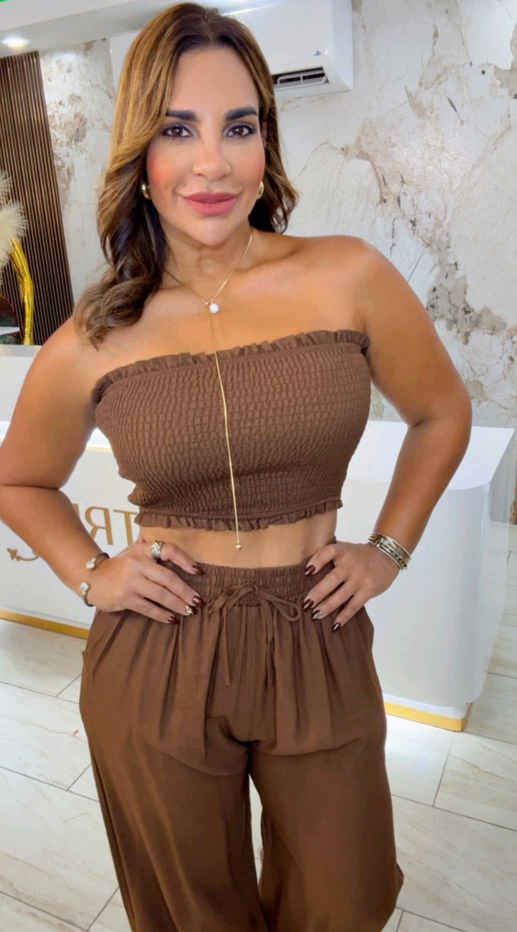 Bohemian Brown Set (stretch )