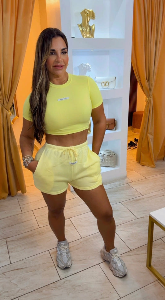 Hand made Yellow Set (utilicé talla médium)