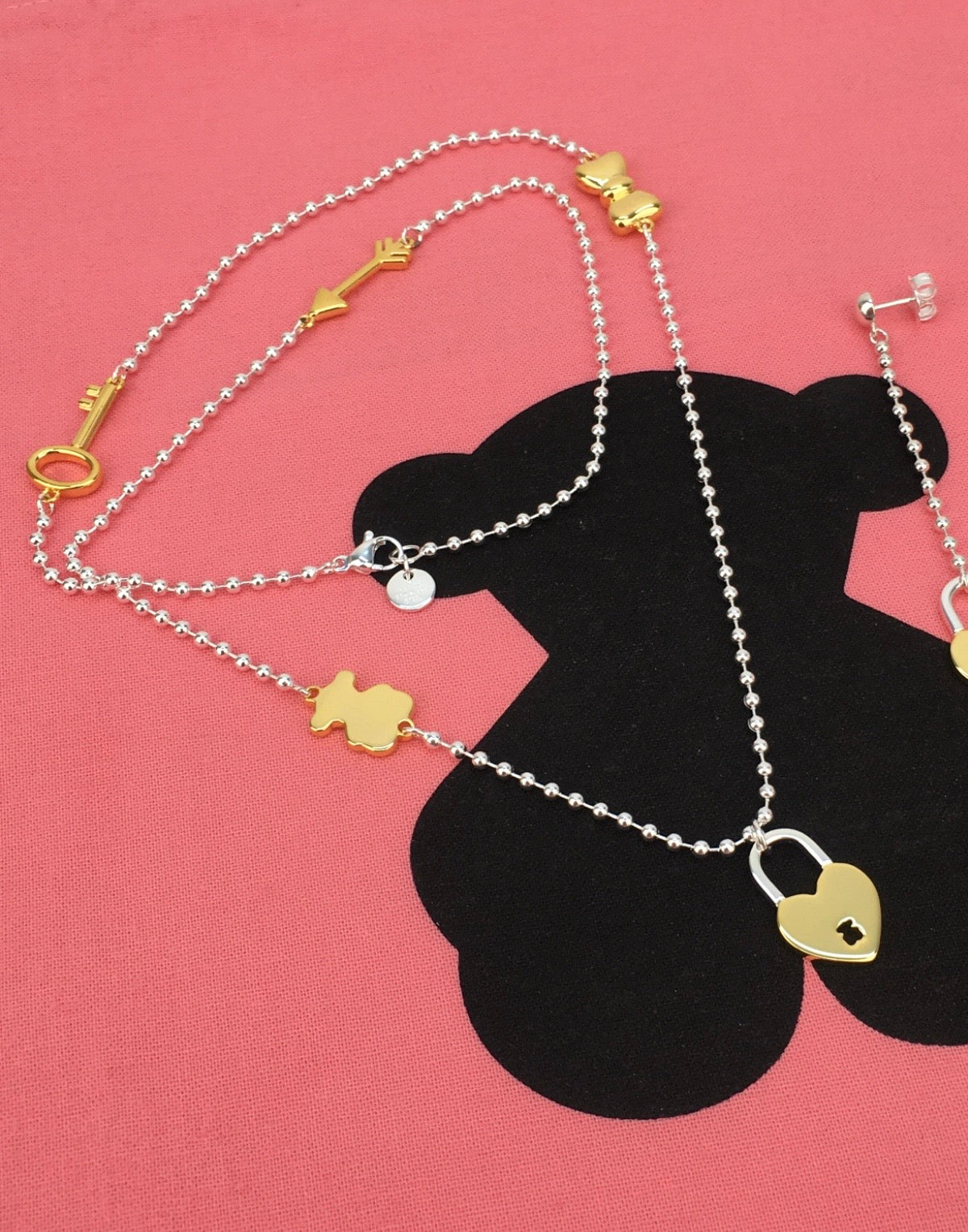 Lovely 2 Tones Necklace (plata 925)