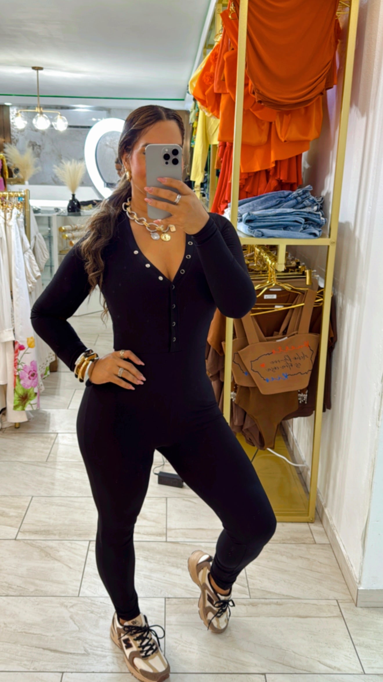 Tegucigalpa Black Jumpsuit (stretch)