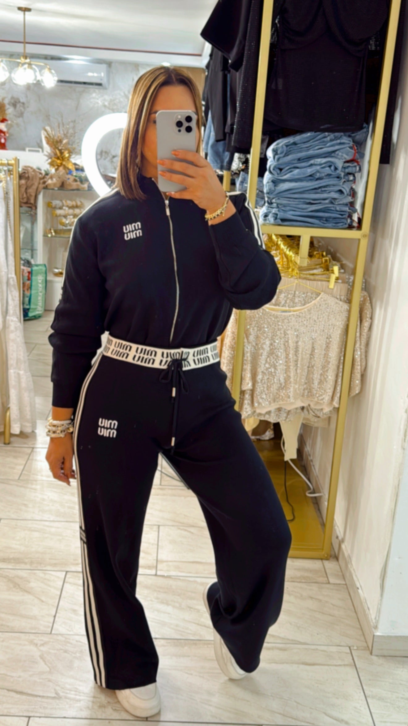 Miu Inspired Black Set (súper spandex)