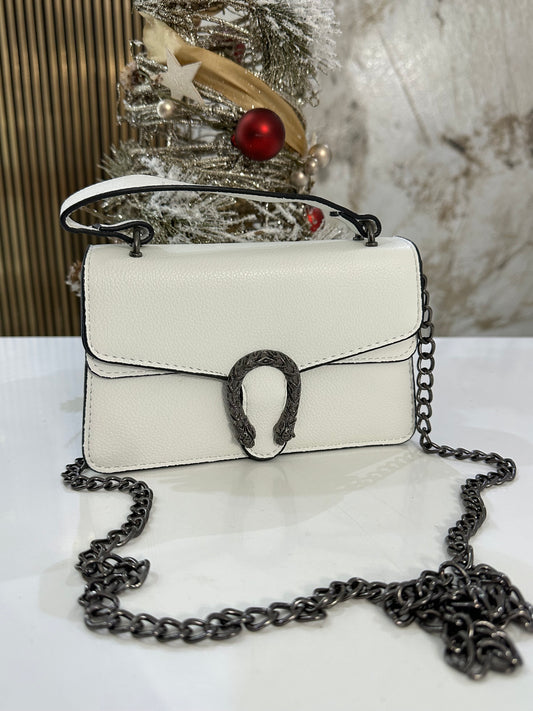 GG inspired White Mini HandBag (Incluye su caja)