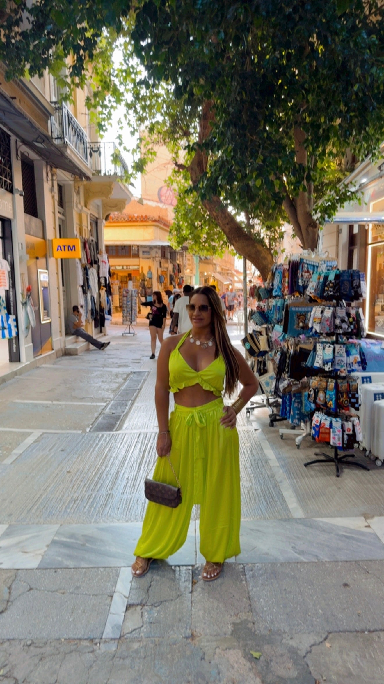 Atenas Green Set (spandex) le corté de largo