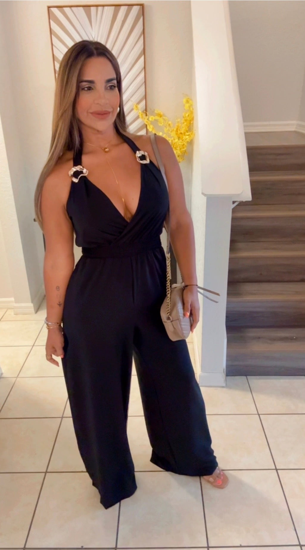 Verona Black Jumpsuit (spandex)