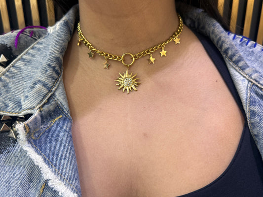 Day & Night Necklace Stainless Steel
