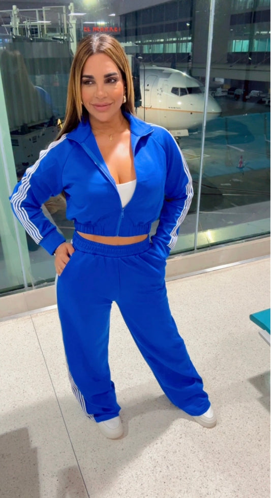 San Juan Airport Royal Blue Travel Set (spandex)