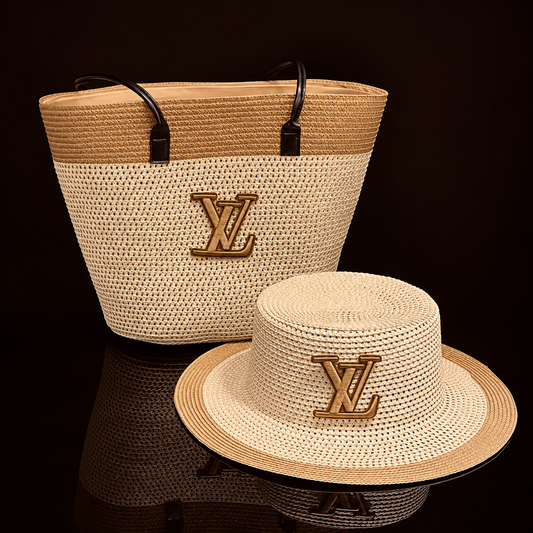 Vacation Vibes Set (cartera y sombrero) Llegan el 15 de Agosto)