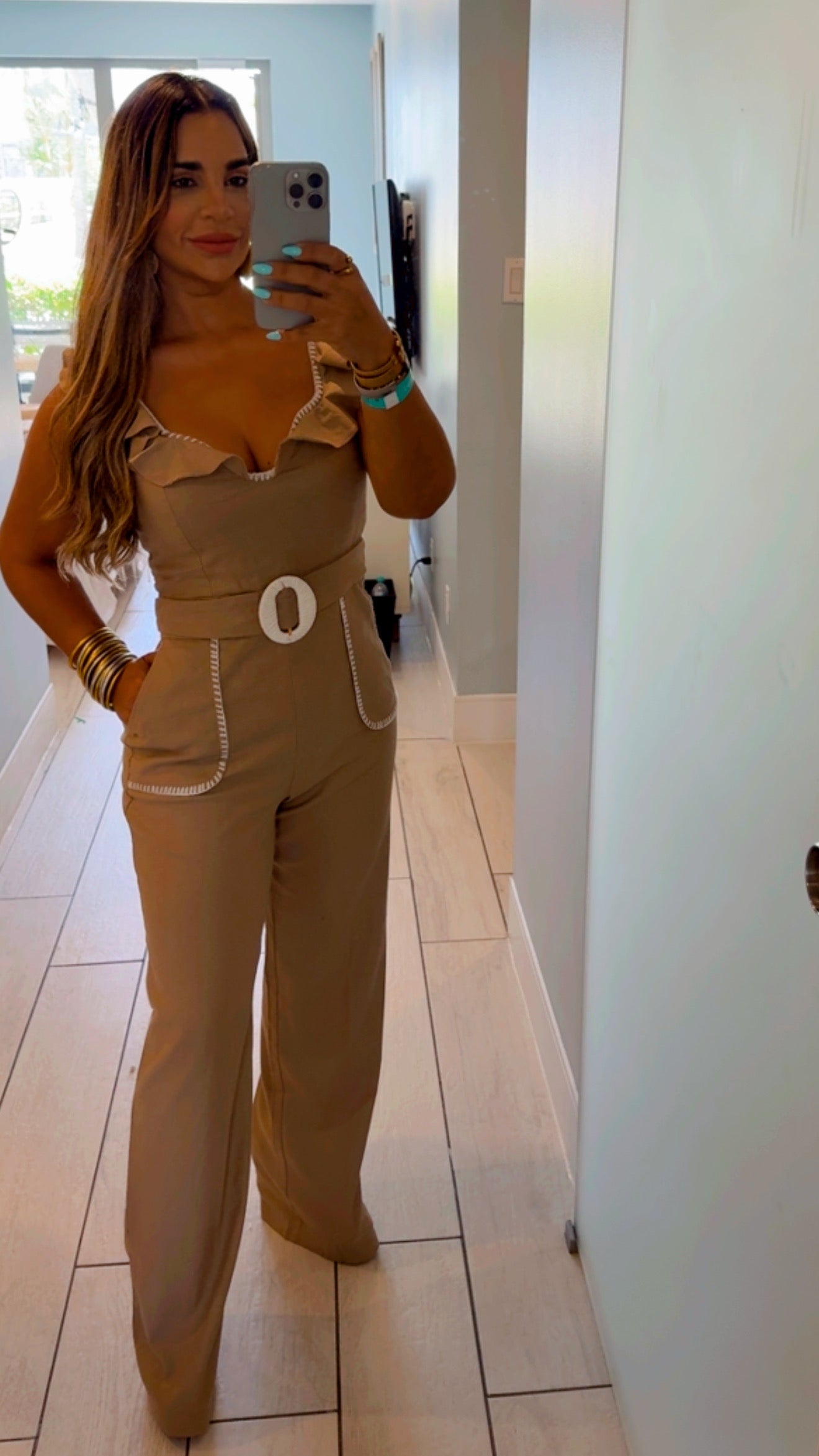 Venice Lino Jumpsuit (spandex)