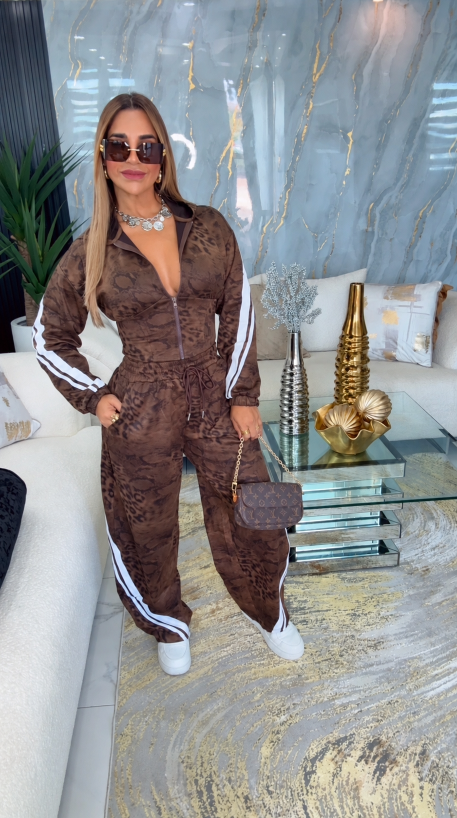 Nairobi Animal Print Set (spandex)