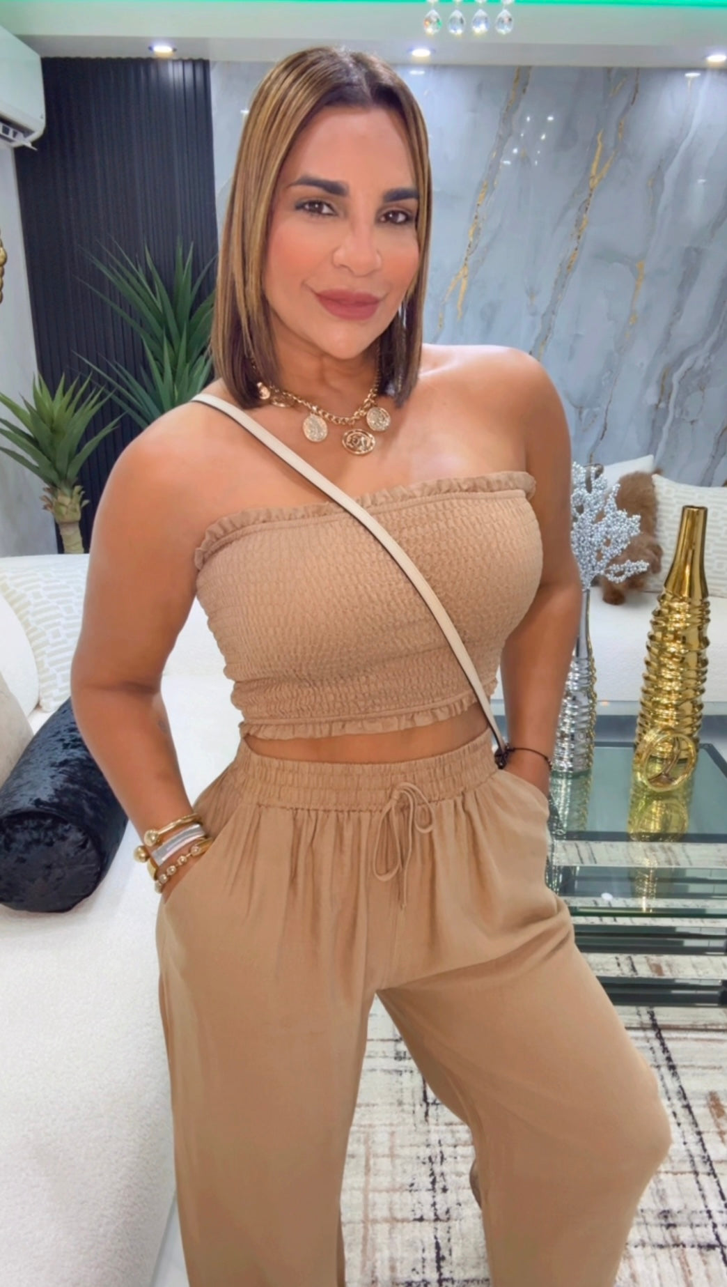 Bohemian Mocha Set (spandex) utilicé talla M