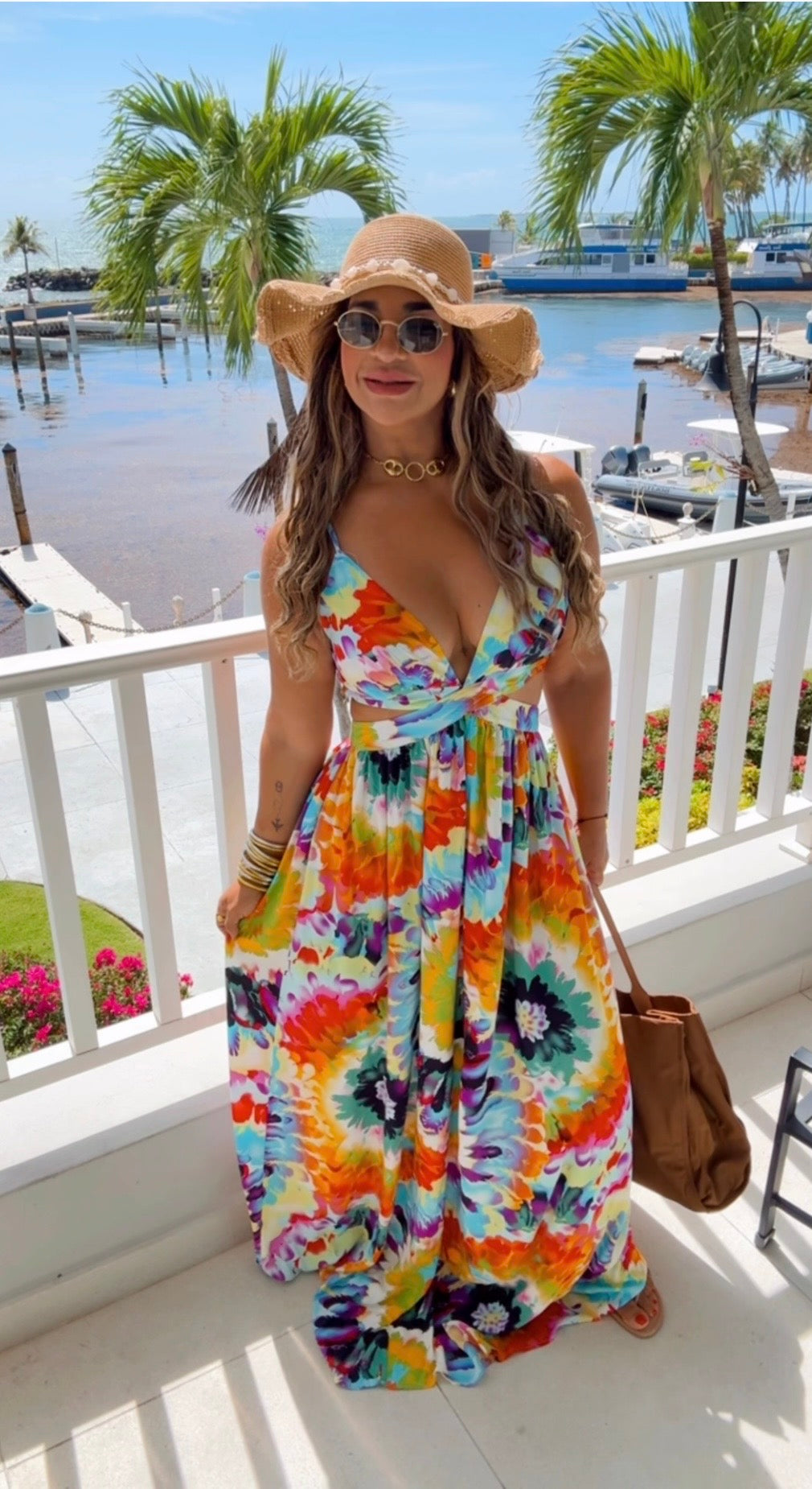 Miraflores Maxi Dress (spandex)