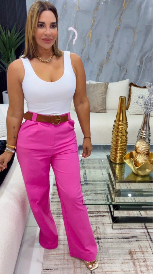 Indigo Pink Pant (spandex) incluye el cinturón (utilicé talla M)