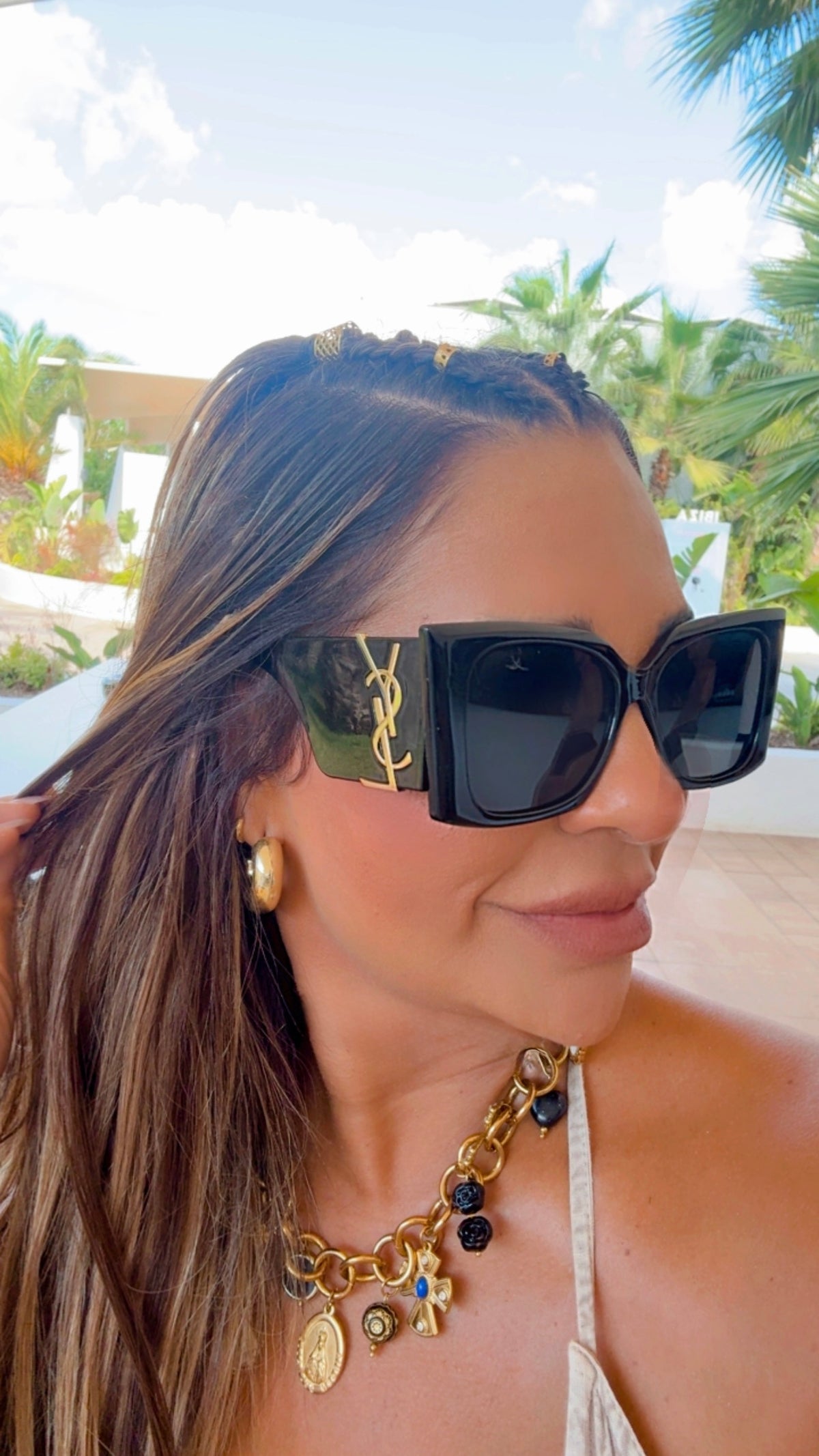 YSL Black Sunglasses (Kit completo)