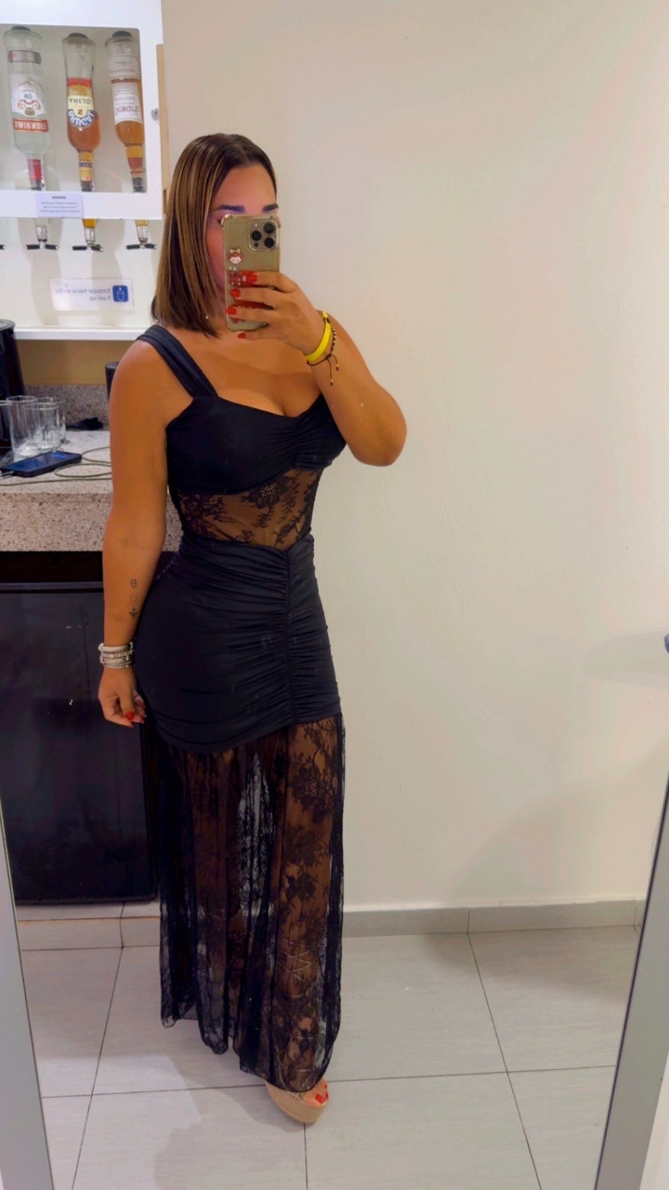 Dominican Black Lace Set (spandex)