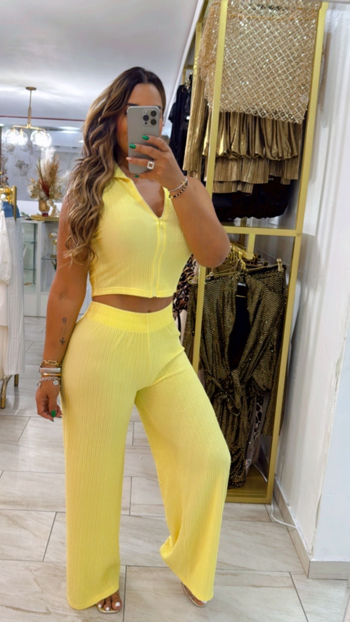 Aria Yellow Set (stretch)