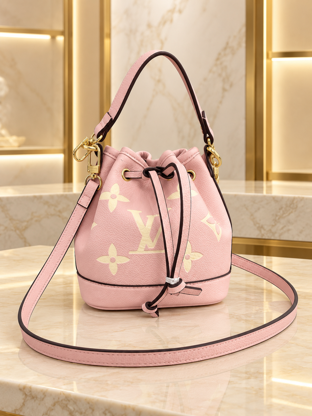 LV Pink Bag (doble strap)