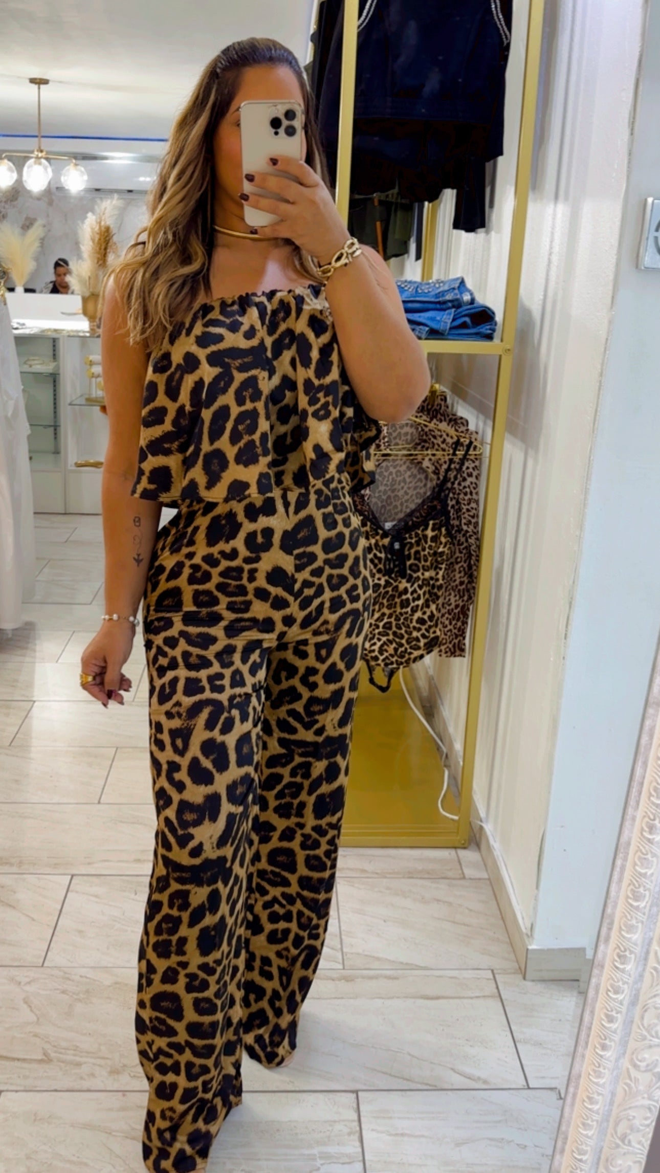 Leopard Jumpsuit (stretch)