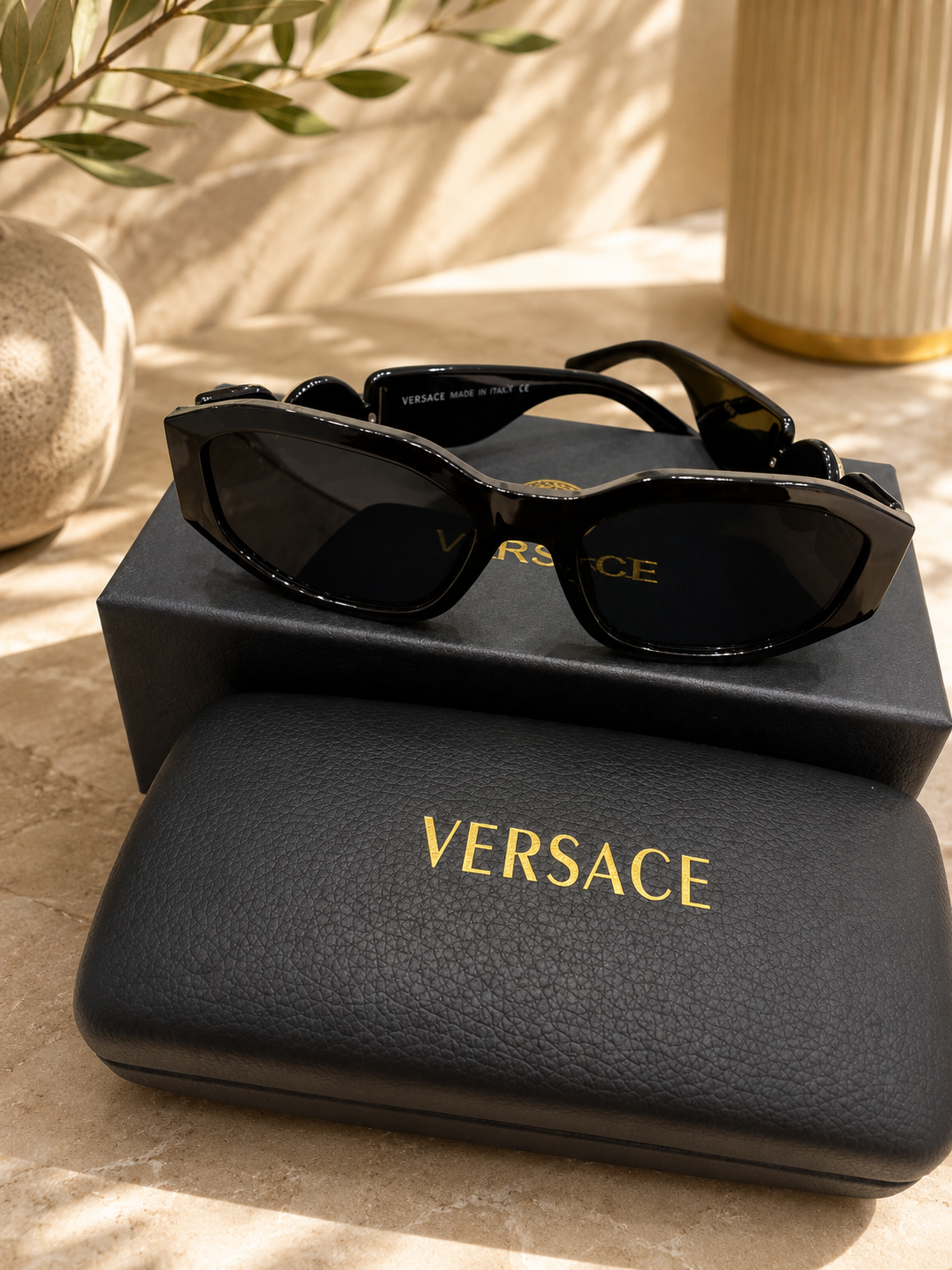 Versace Black Sunglasses (Kit completo)