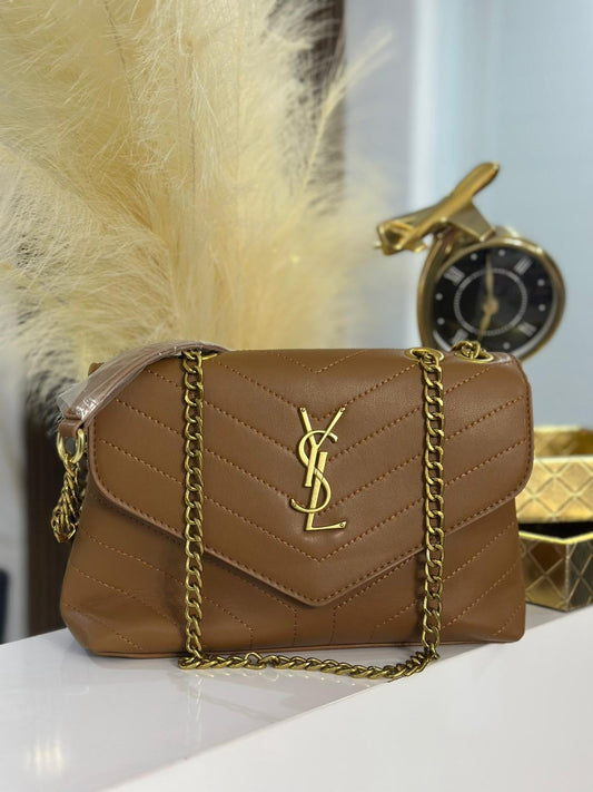 YS Brown Crossbody Bag m(tamaño mediano)