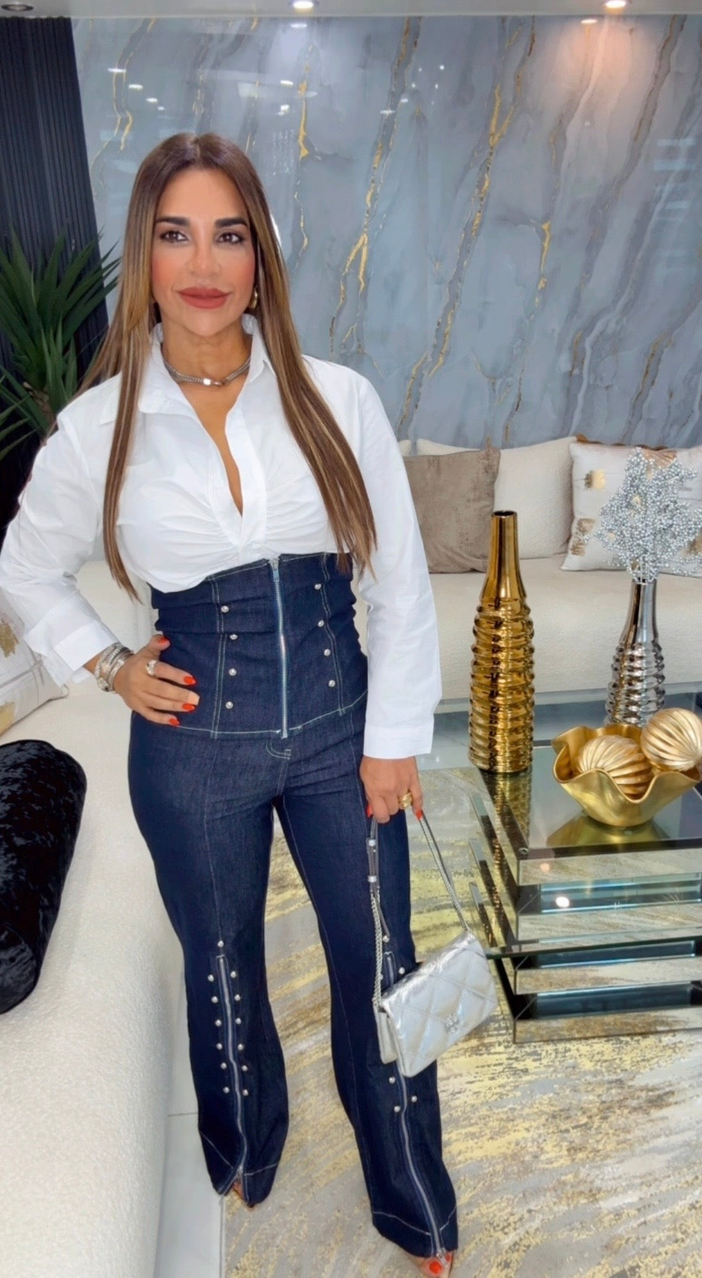 Madison 3 Pieces Denim Set (spandex)