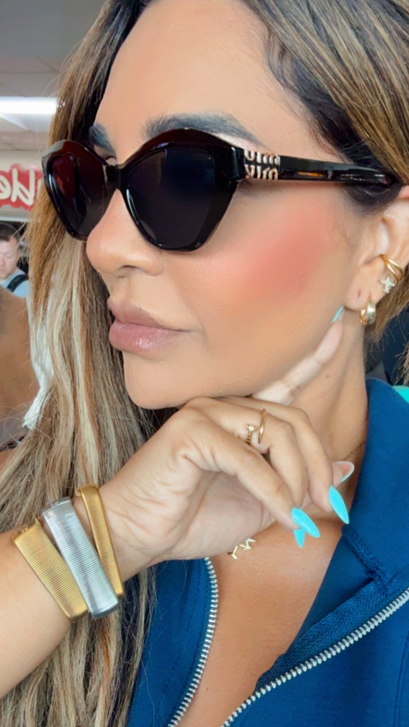 Miu Black Sunglasses (Kit completo)