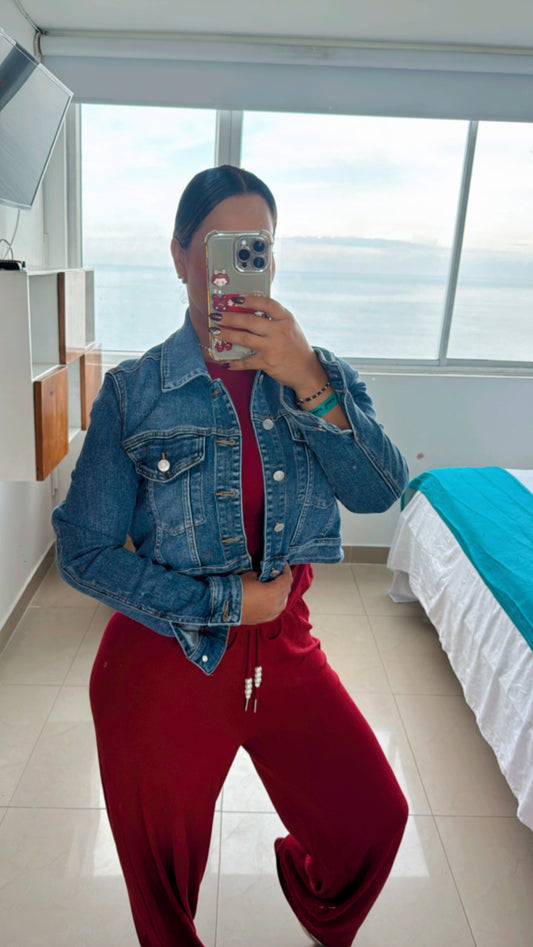 Qatar Denim Jacket (stretch) utilicé talla Médium