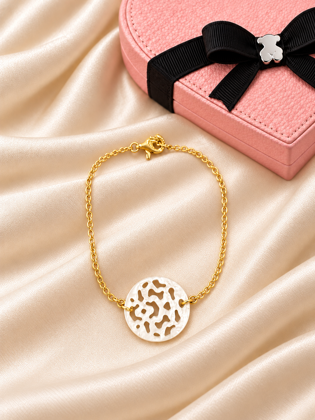 Bear Nácar Gold Bracelet (oro 925)