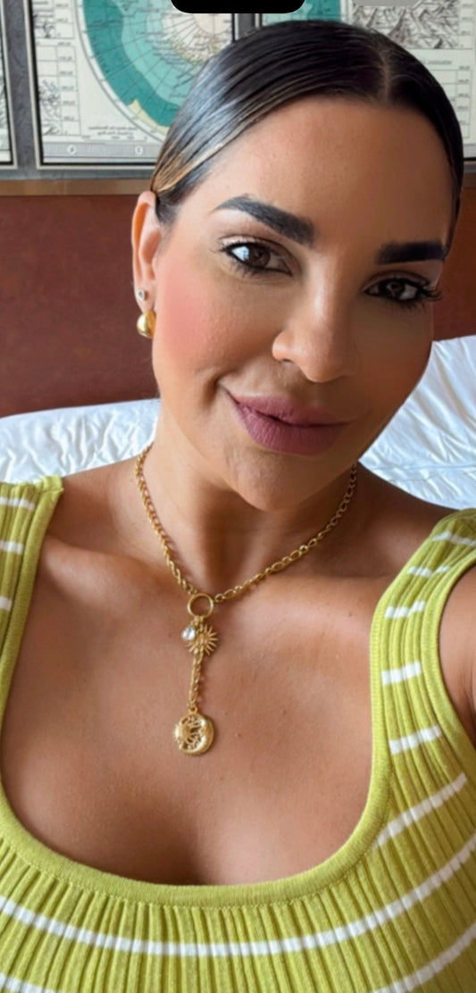 Sun-Kissed Gold Necklace!! Llegan el próximo Jueves. (material acero inoxidable)