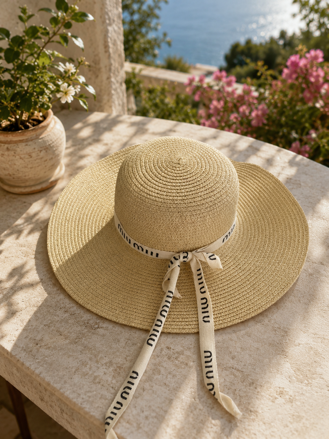 Miu Beige Hat