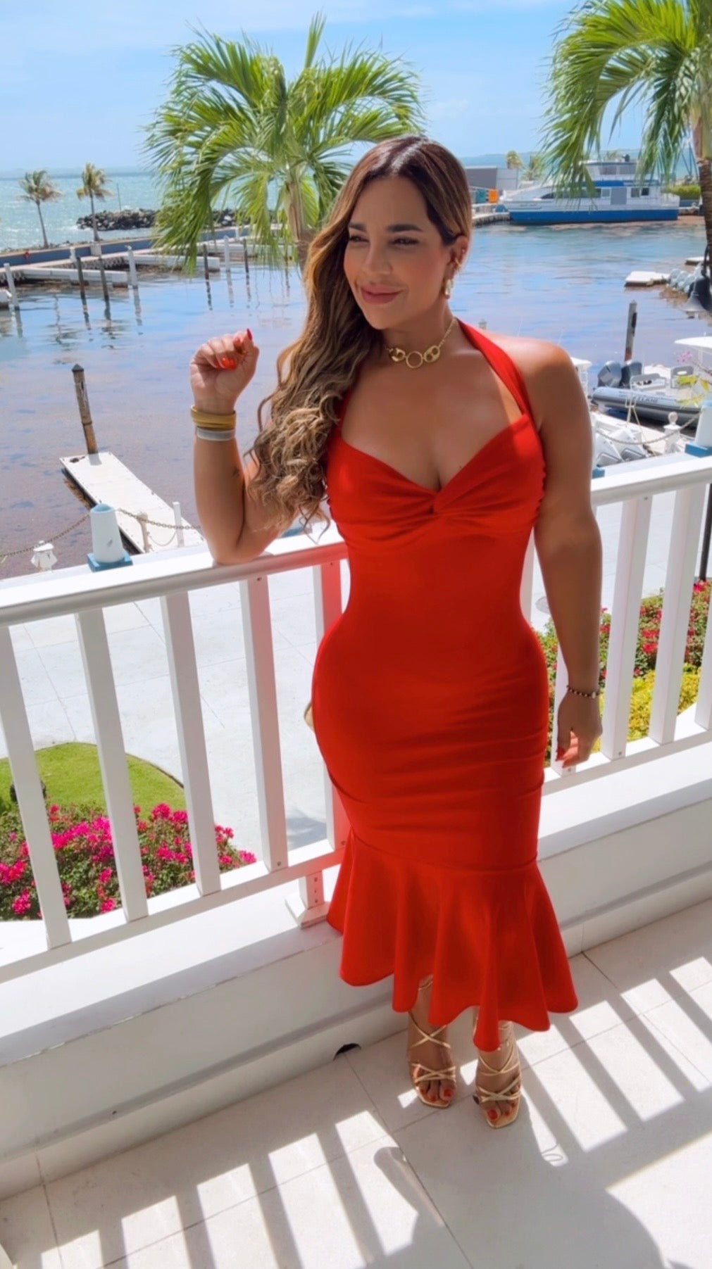 Diosa Red Dress (spandex)