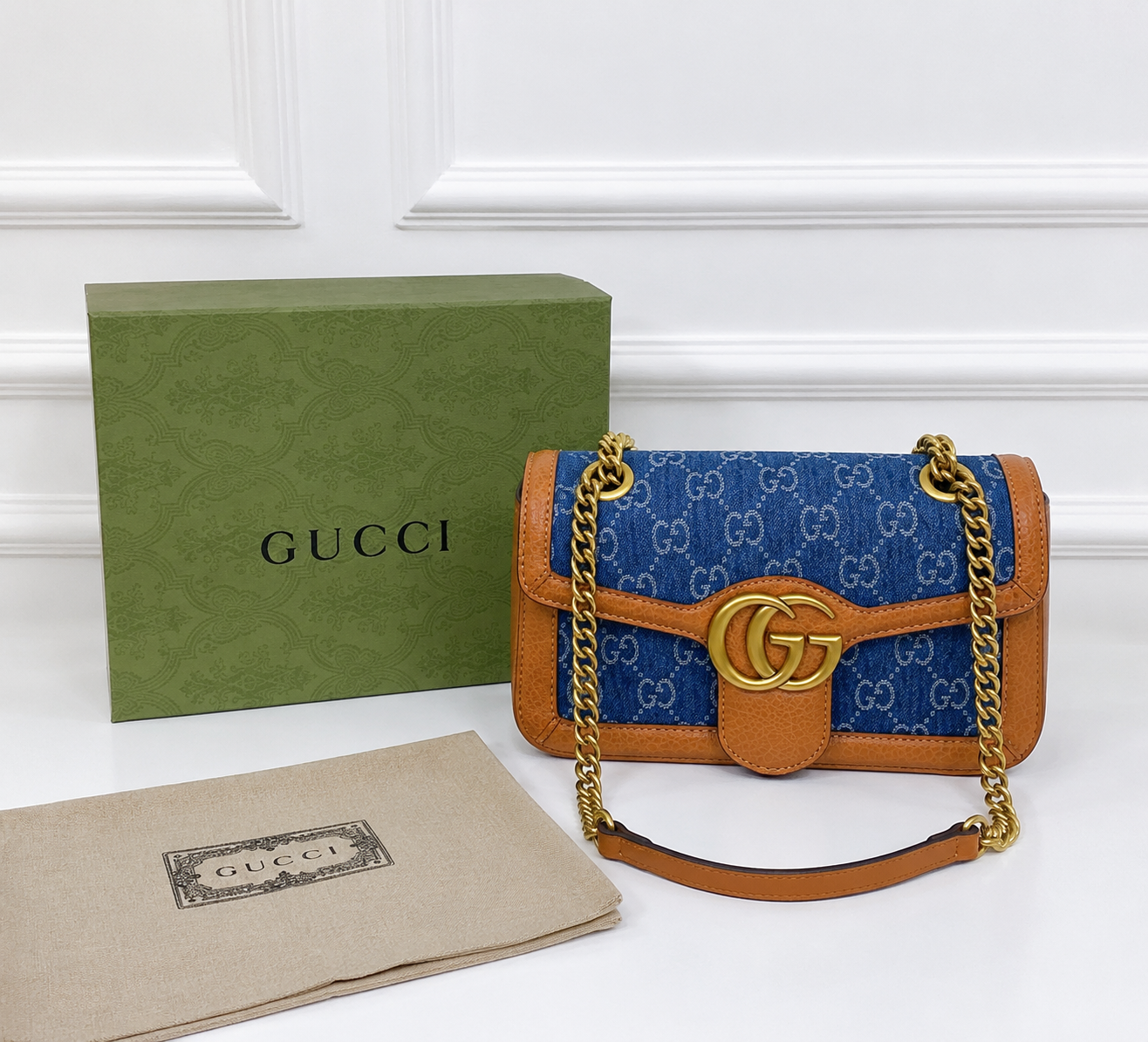 GG Blue Crossbody Bag (incluye caja) Llegan el 15 de Agosto