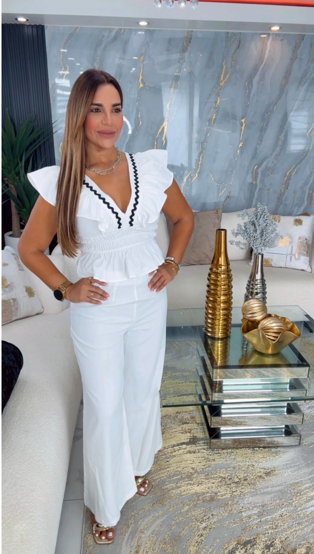 Fontana White Set (utilicé M)