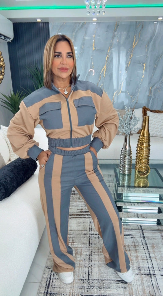 Barcelona Pant Set (spandex) utilicé talla M