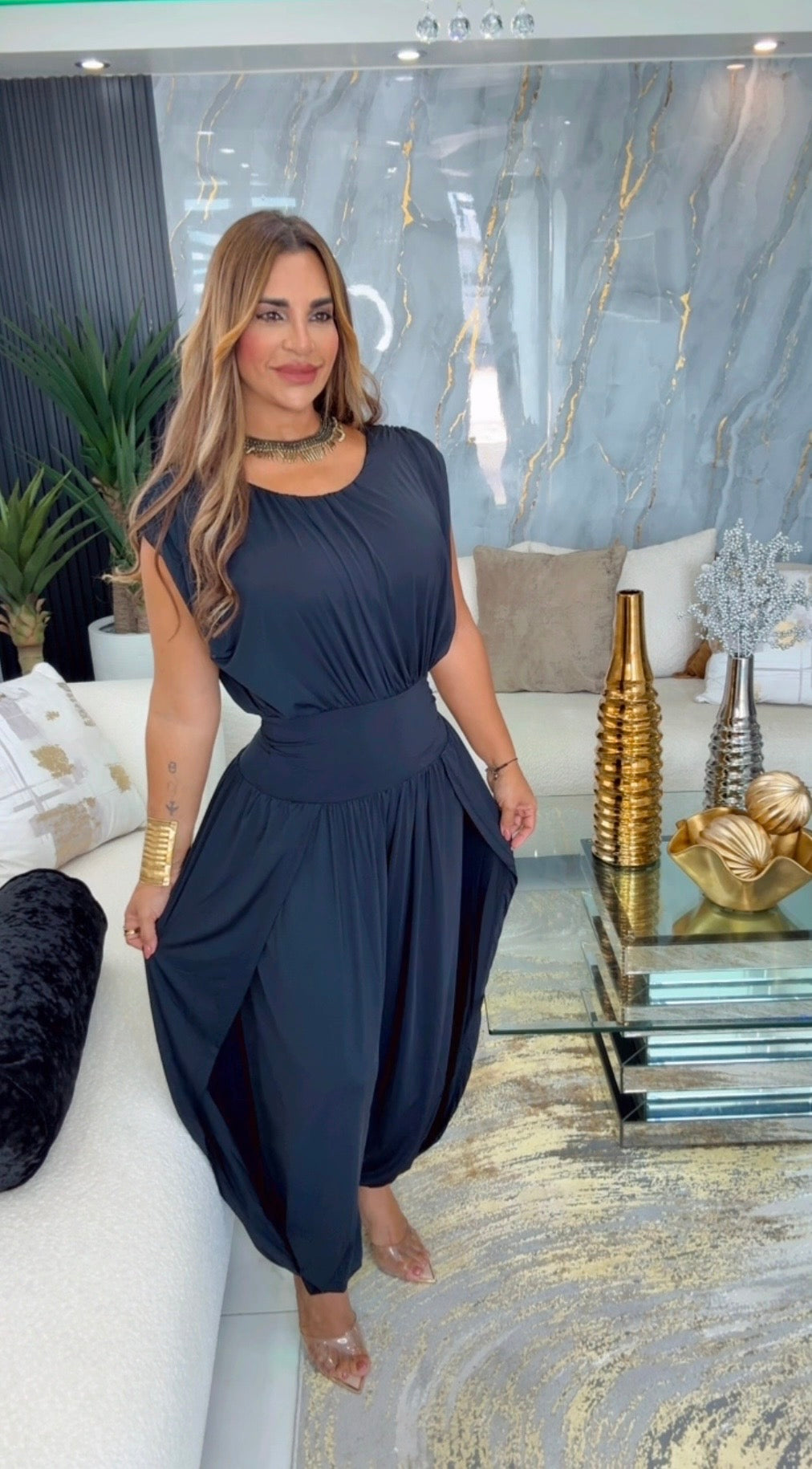 Egipto Black Jumpsuit (spsndex)