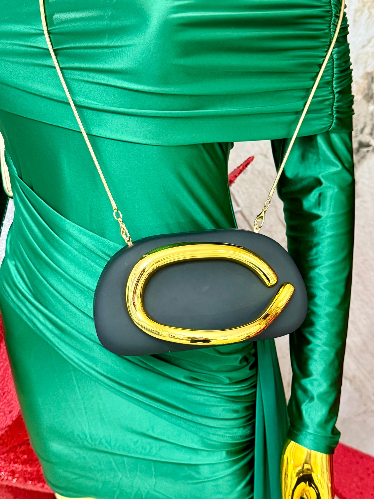 Black and Gold Elegant Handbag