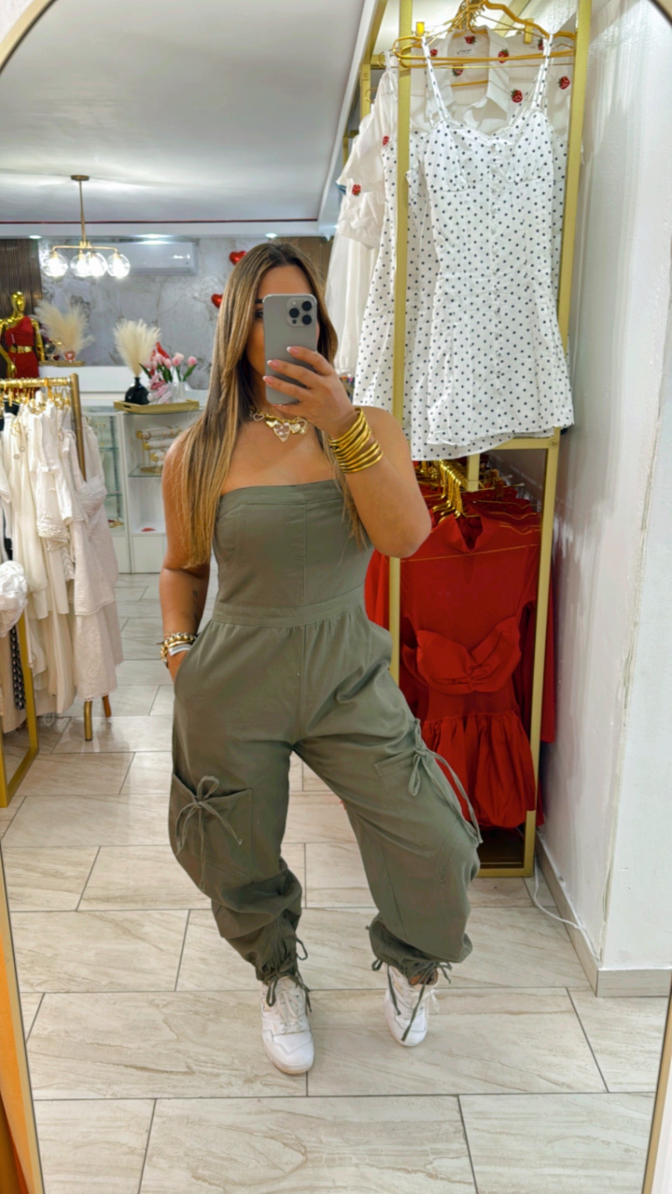 São Paulo Olive Jumpsuit