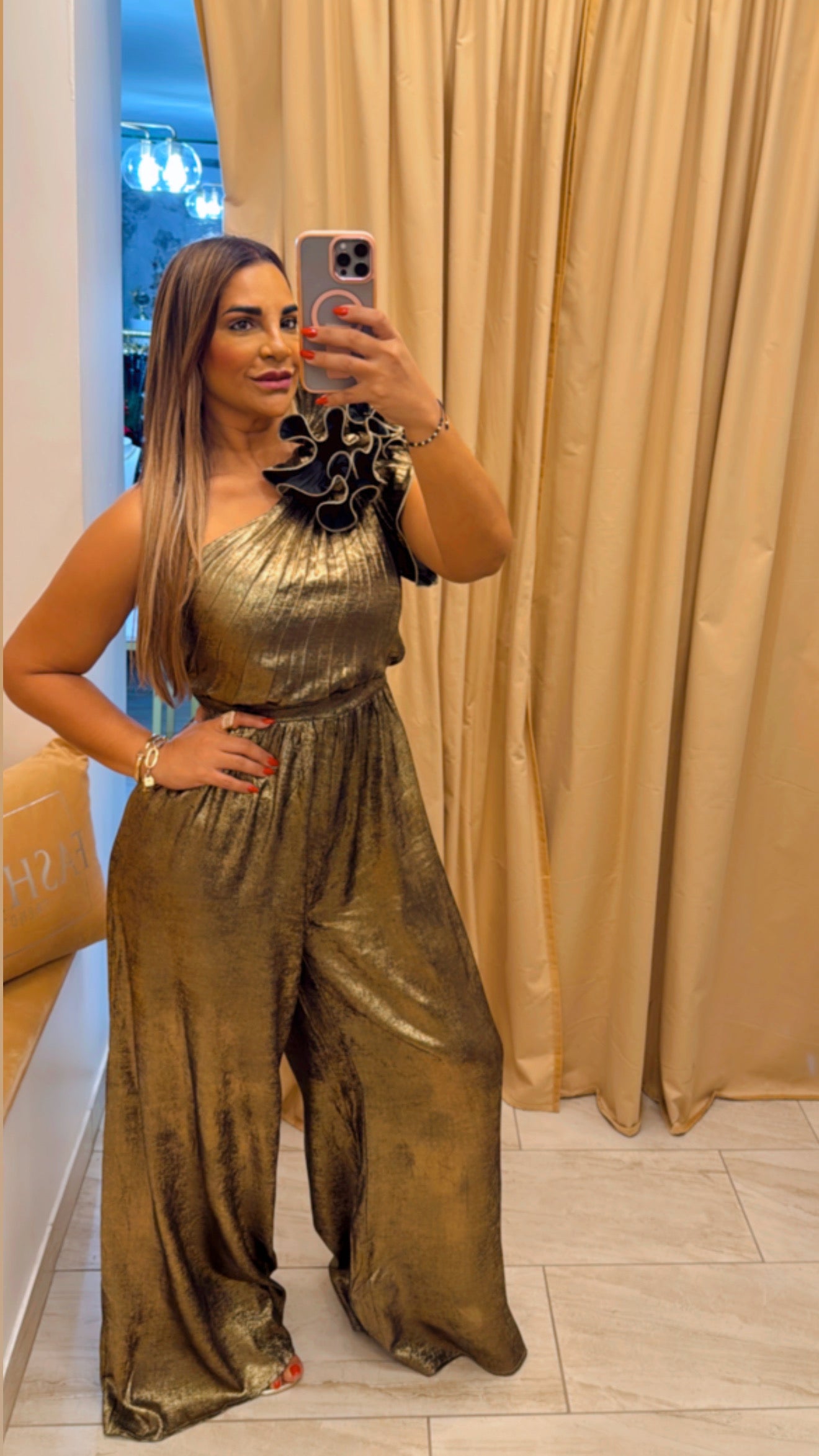 Palermo Gold Jumpsuit