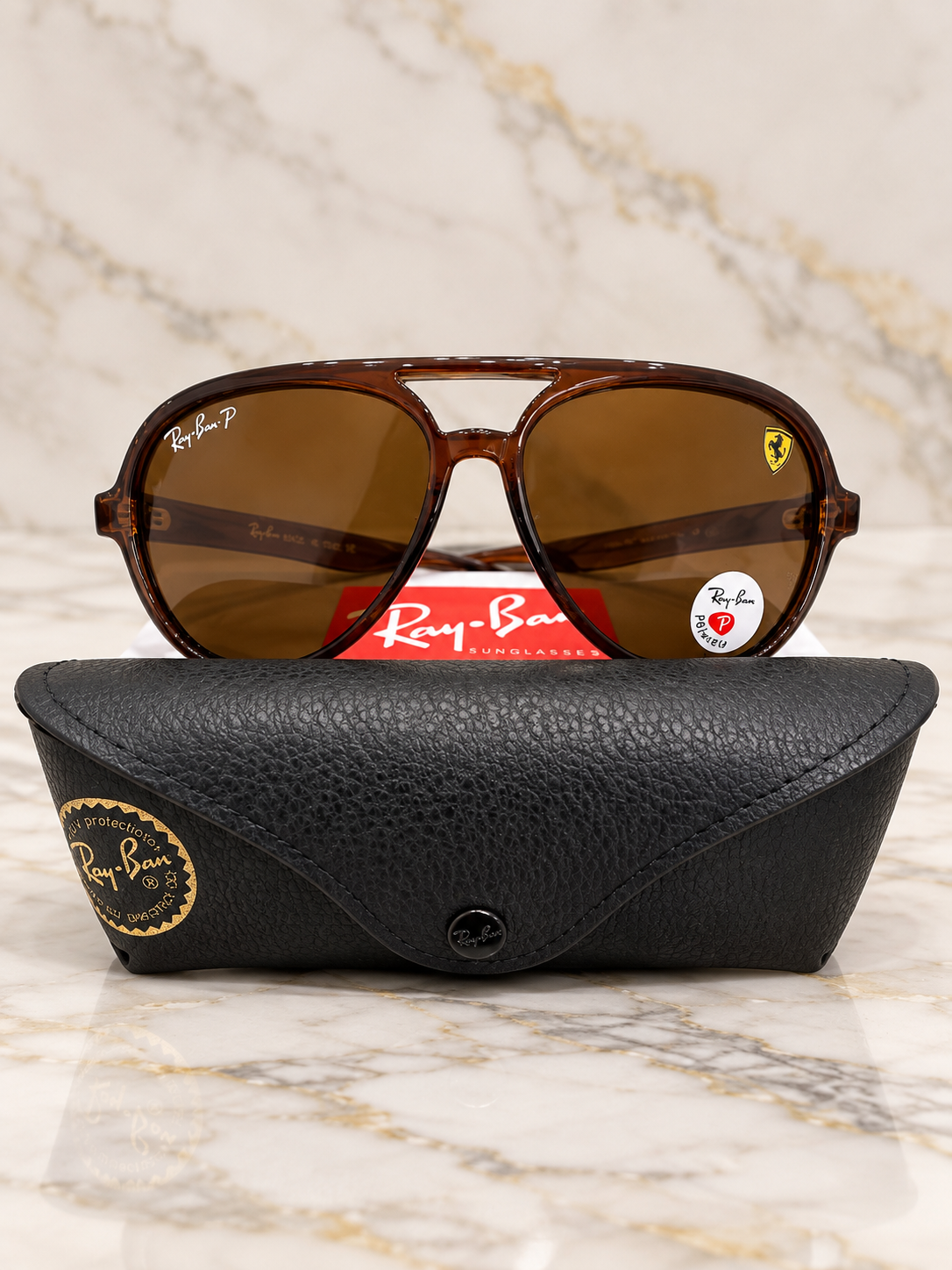 RB Ferrari Brown Sunglasses (kit completo)