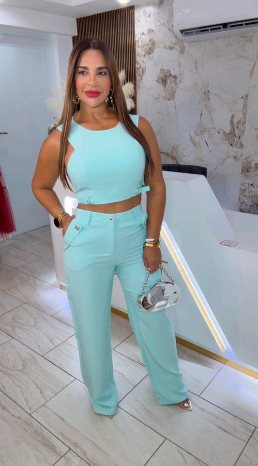 Sakyntos Aqua Blue Set (spandex)