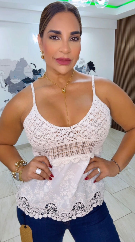 Boho Beige Top (utilicé talla M)