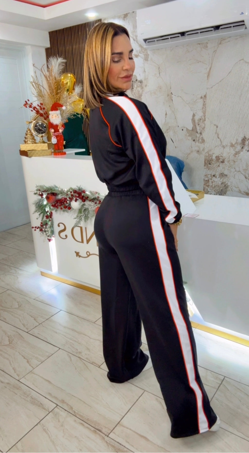 The World Black Travel Set (spandex) utilicé talla M