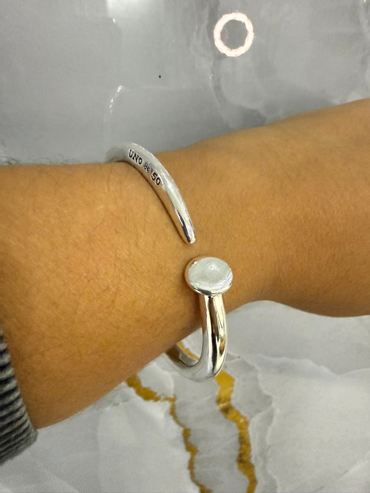 Nail Uno Silver Bracelet (Material 925) abre hasta 22’