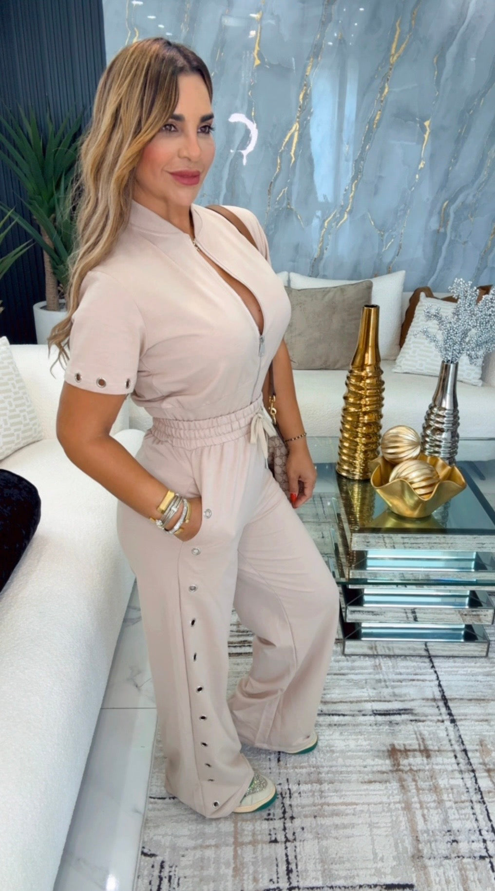 Atlantis Beige Travel Set (spandex)