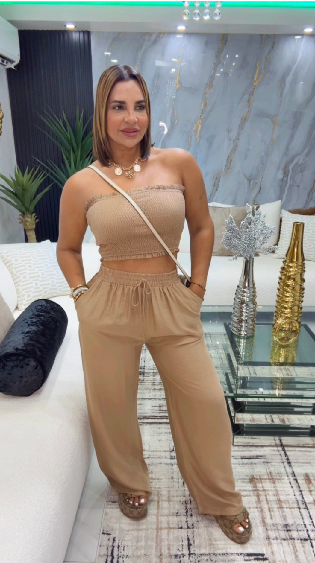 Bohemian Mocha Set (spandex) utilicé talla M