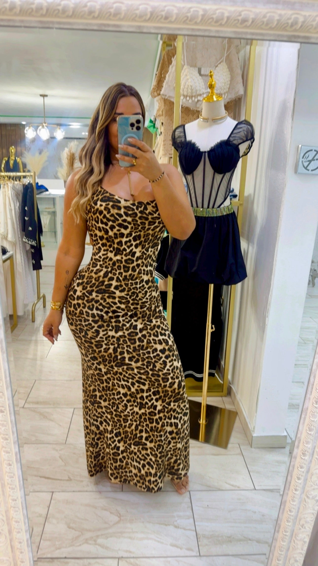 Burundi Animal Print Dress