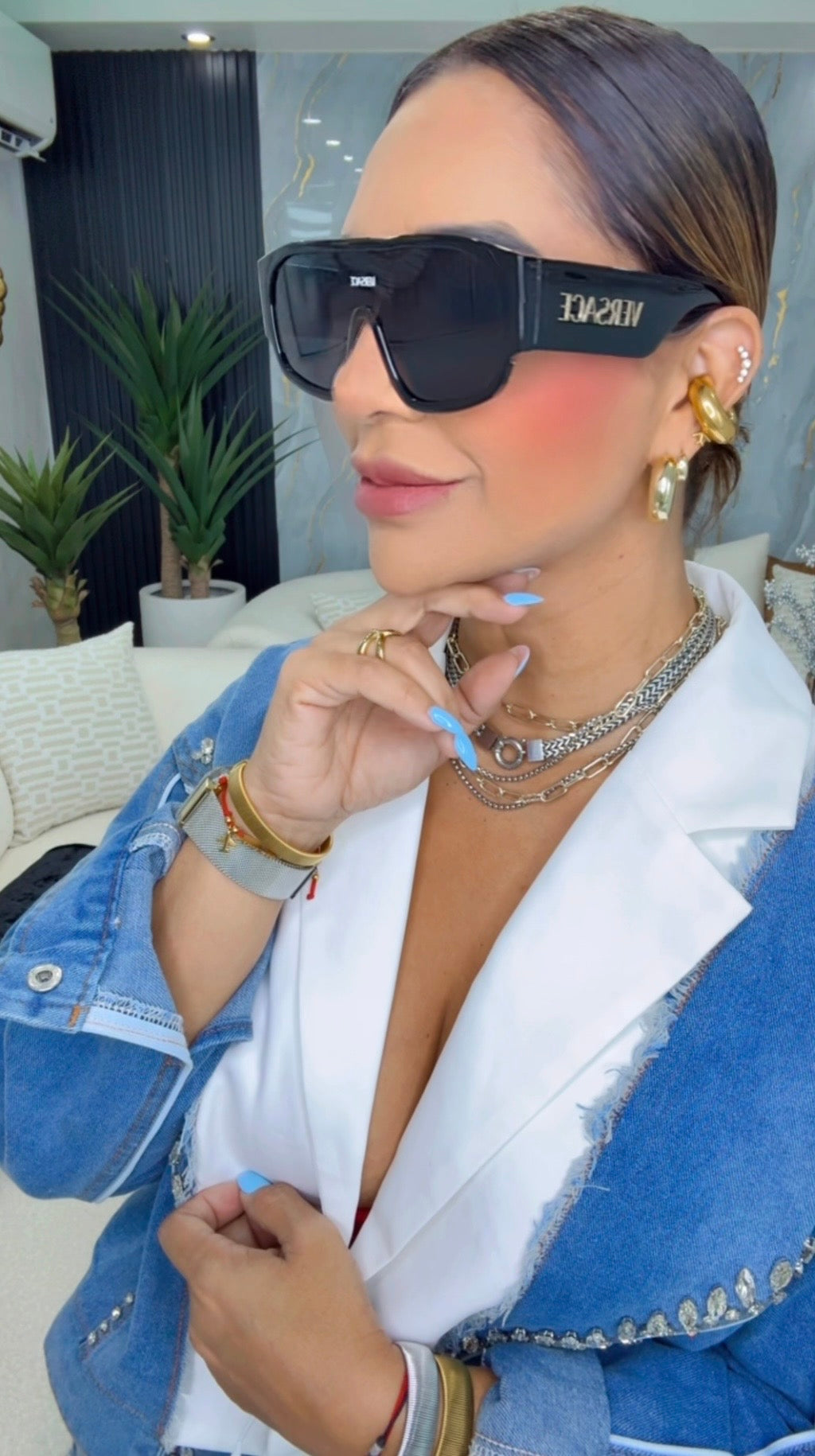 Versa Black Sunglasses (Kit completo)