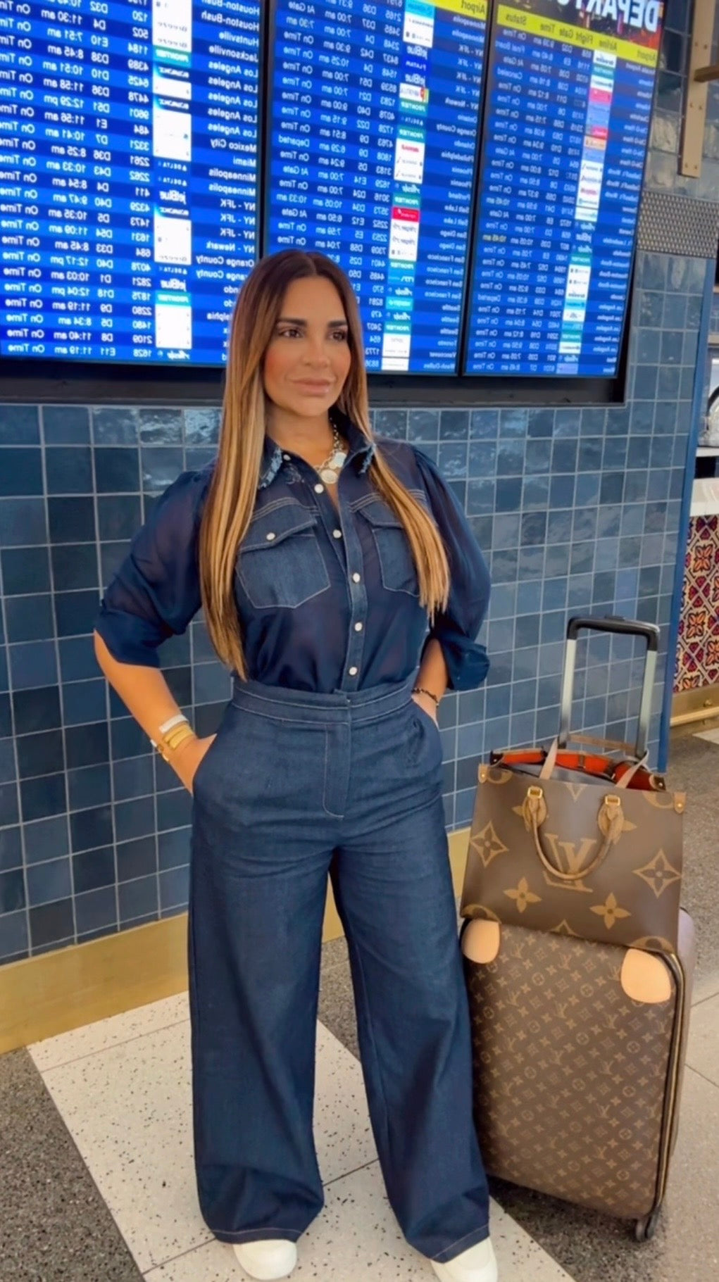 LAX Denim Blue Set (spandex)